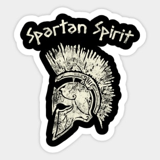 Spartan spirit Sticker